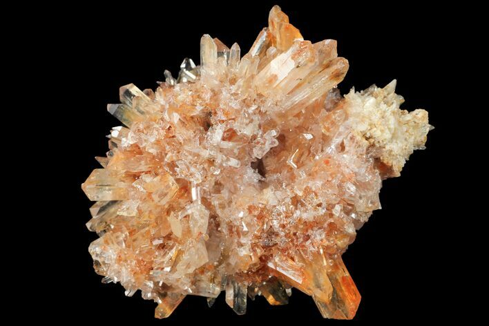 Orange Creedite Crystal Cluster - Durango, Mexico #99186